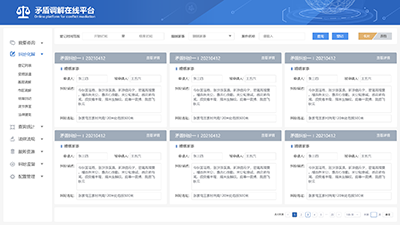 ODR矛盾纠纷在线调解系统